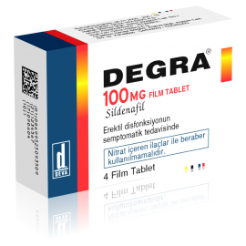 Degra 100 mg 4 Tablet Ereksiyon Hapı